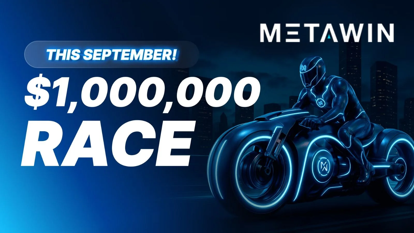 Partecipa alla Corsa da $1.000.000 di Metawin Casino – Vinci Premi in Contanti Reali in USDT Fino al 29 Settembre!