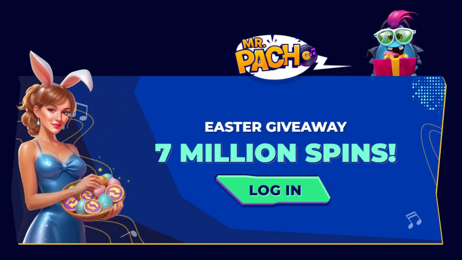 Join the Easter Giveaway at Mr. Pacho Casino – More Deposits, More Chances! 🐣🎰