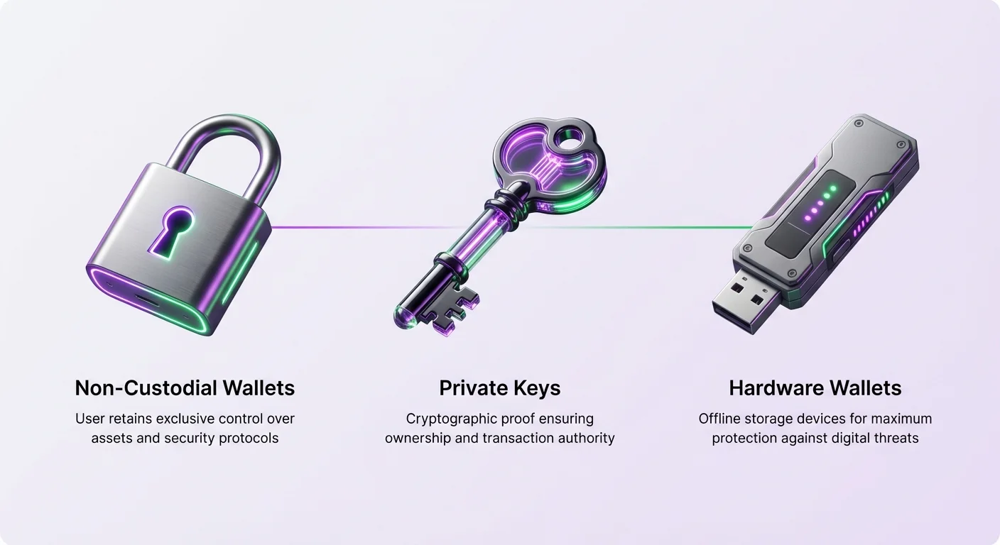 Clean minimal diagram showing fundamental pillars of stablecoin and cross-chain asset security for a high-level essential components overview.