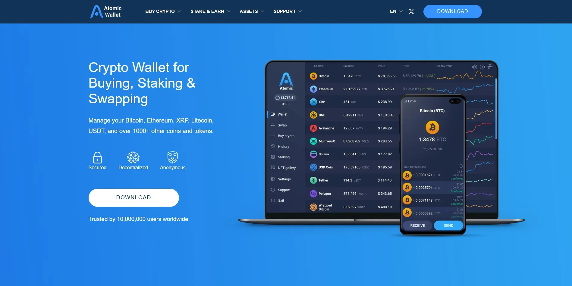 Atomic - Solana wallet