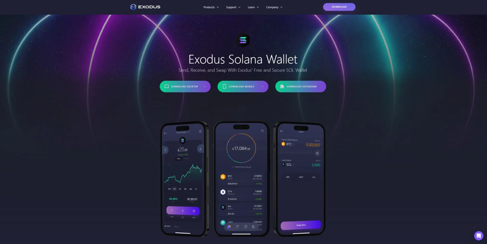 Exodus - Solana wallet