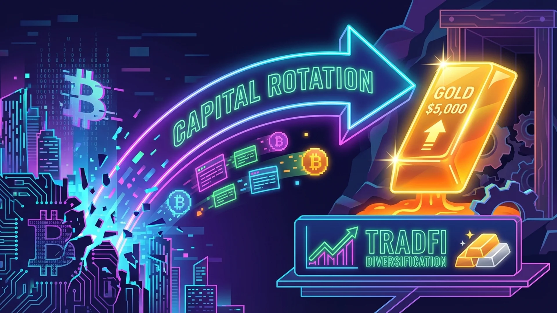 Rotação Maciça de Capital em Curso Enquanto o Ouro Dispara Para $5.000