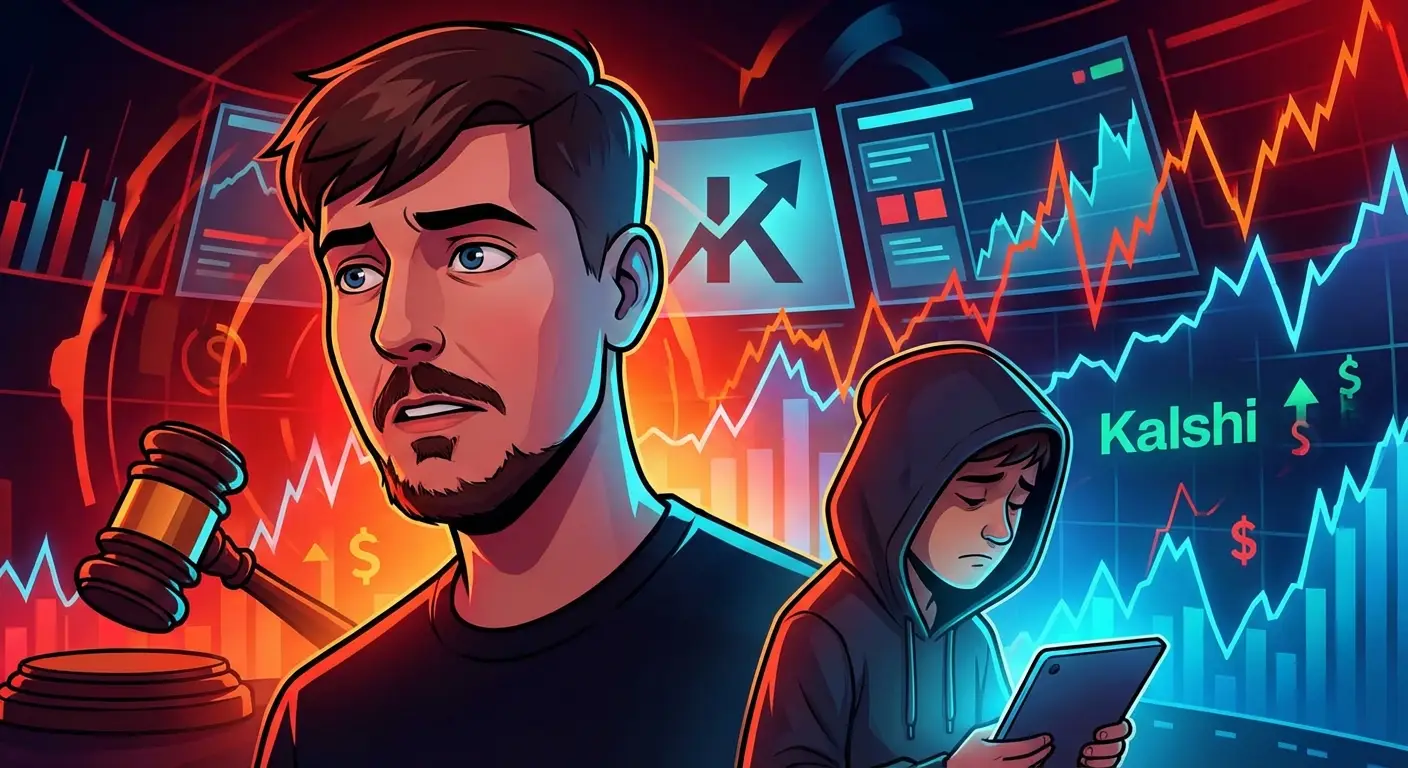 Mercado de Previsões Kalshi Penaliza Associado de MrBeast por Uso de Informação Privilegiada